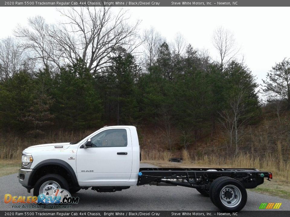 Bright White 2020 Ram 5500 Tradesman Regular Cab 4x4 Chassis Photo #1