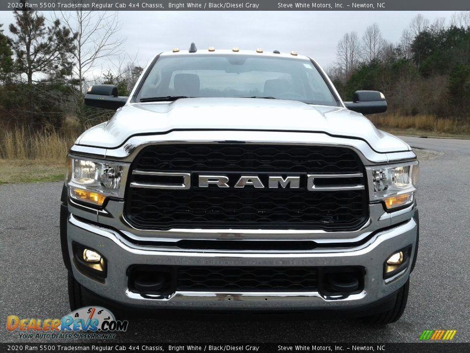 2020 Ram 5500 Tradesman Regular Cab 4x4 Chassis Bright White / Black/Diesel Gray Photo #3