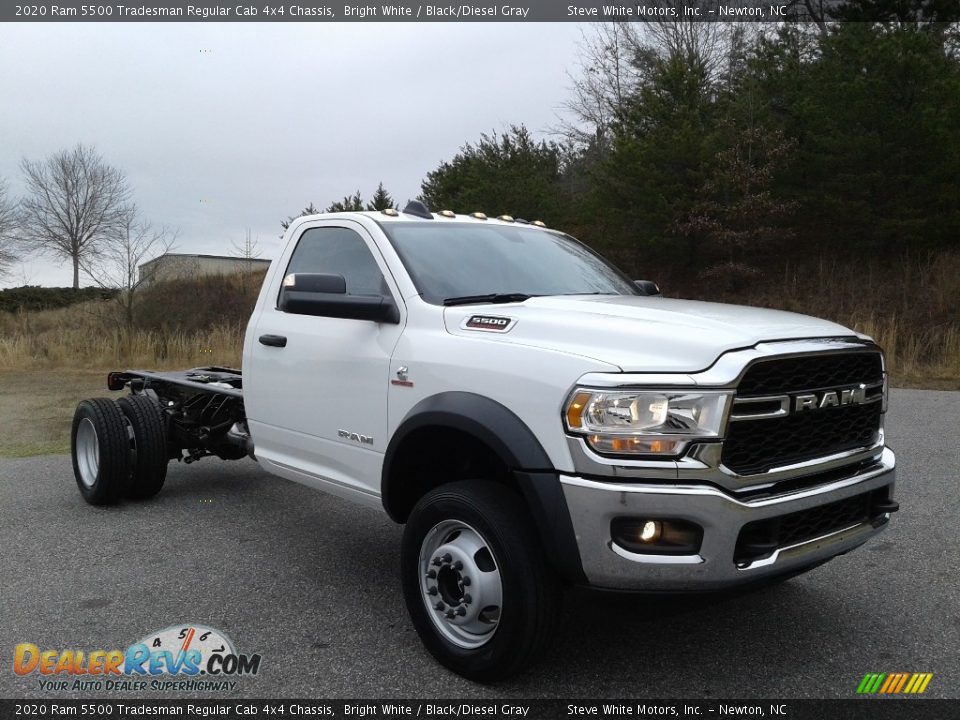 Bright White 2020 Ram 5500 Tradesman Regular Cab 4x4 Chassis Photo #4