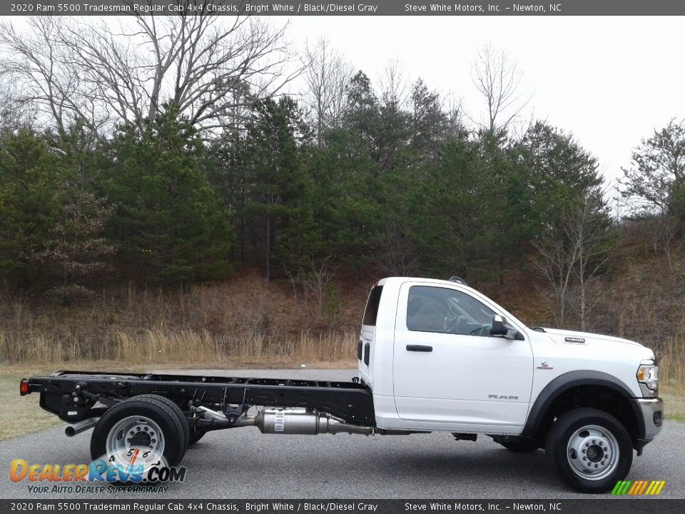 2020 Ram 5500 Tradesman Regular Cab 4x4 Chassis Bright White / Black/Diesel Gray Photo #5