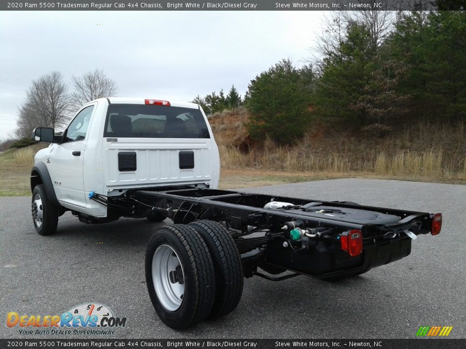 2020 Ram 5500 Tradesman Regular Cab 4x4 Chassis Bright White / Black/Diesel Gray Photo #8