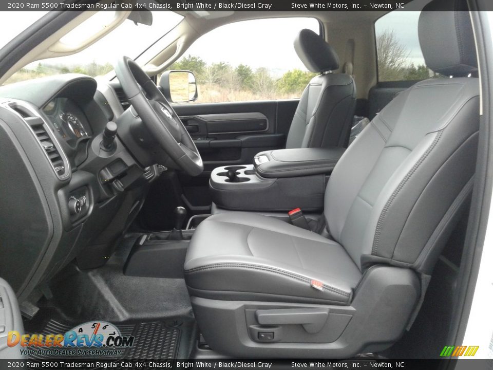 Black/Diesel Gray Interior - 2020 Ram 5500 Tradesman Regular Cab 4x4 Chassis Photo #10