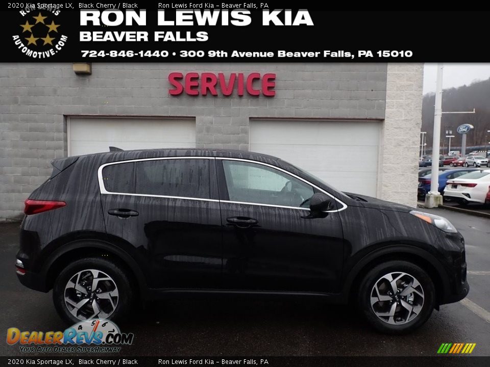 2020 Kia Sportage LX Black Cherry / Black Photo #1