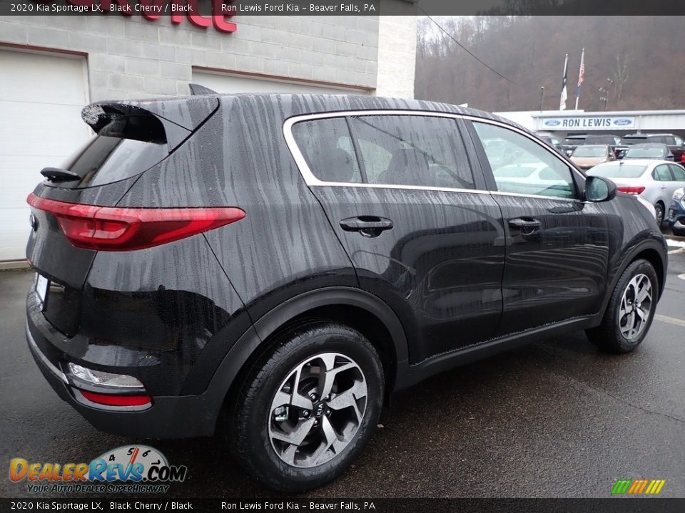 2020 Kia Sportage LX Black Cherry / Black Photo #2