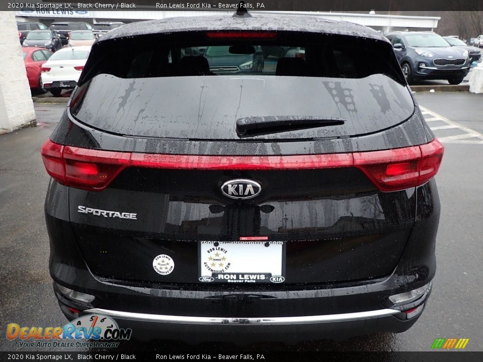 2020 Kia Sportage LX Black Cherry / Black Photo #3
