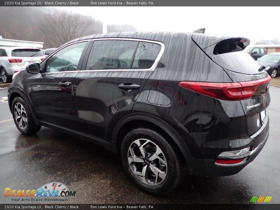 2020 Kia Sportage LX Black Cherry / Black Photo #5