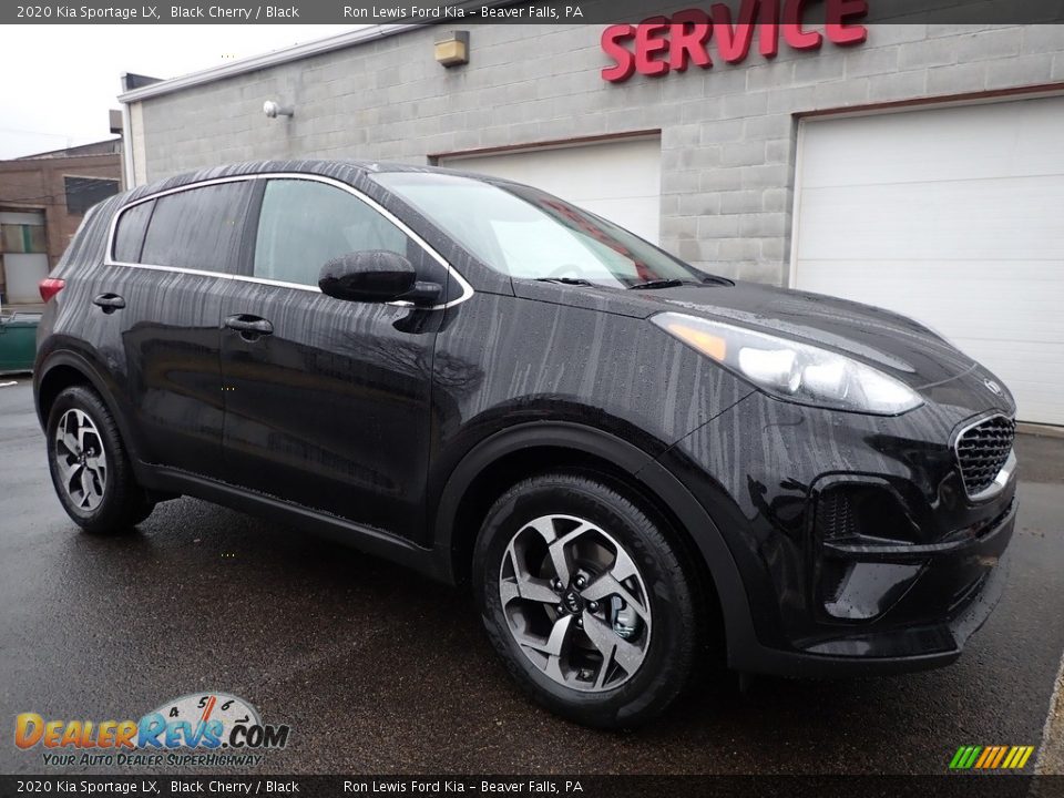 2020 Kia Sportage LX Black Cherry / Black Photo #9