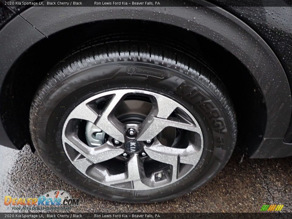 2020 Kia Sportage LX Black Cherry / Black Photo #10