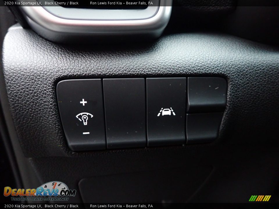 2020 Kia Sportage LX Black Cherry / Black Photo #12
