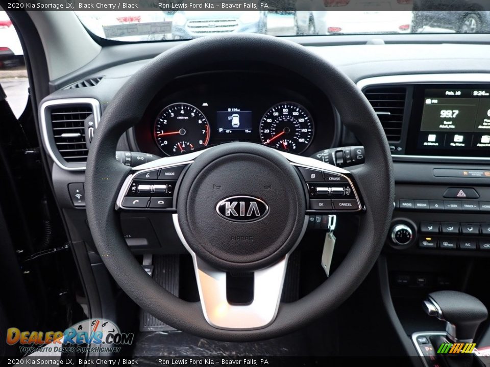2020 Kia Sportage LX Black Cherry / Black Photo #17