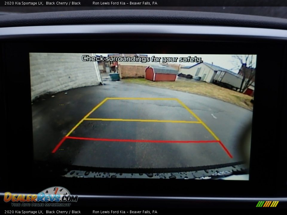 2020 Kia Sportage LX Black Cherry / Black Photo #20