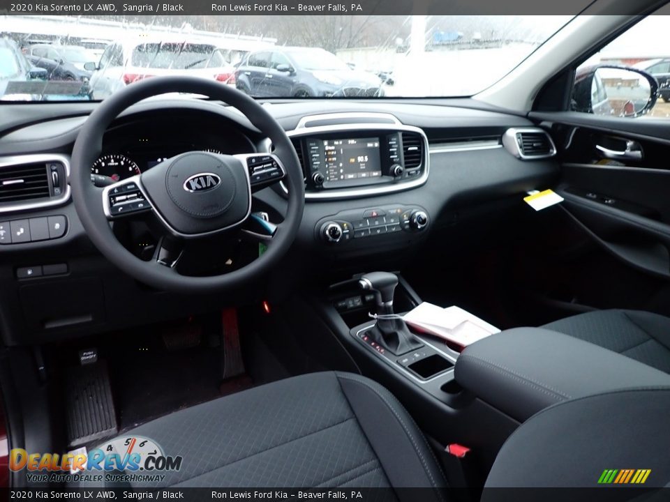 Black Interior - 2020 Kia Sorento LX AWD Photo #14