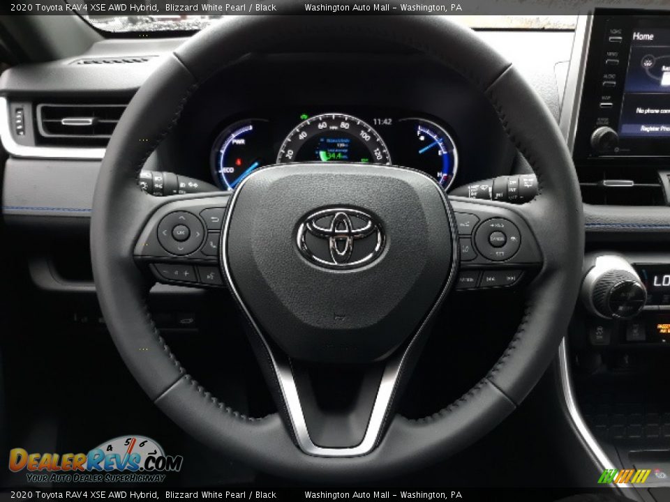 2020 Toyota RAV4 XSE AWD Hybrid Steering Wheel Photo #4