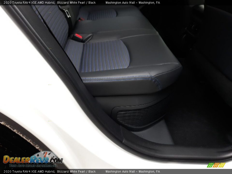 2020 Toyota RAV4 XSE AWD Hybrid Blizzard White Pearl / Black Photo #36