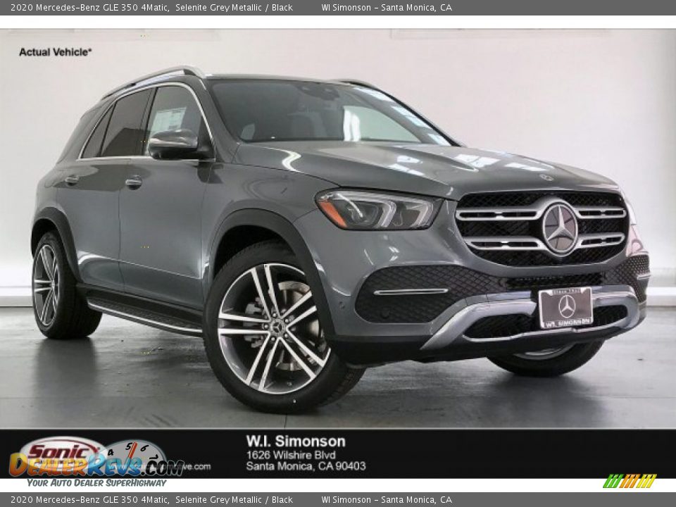 2020 Mercedes-Benz GLE 350 4Matic Selenite Grey Metallic / Black Photo #1