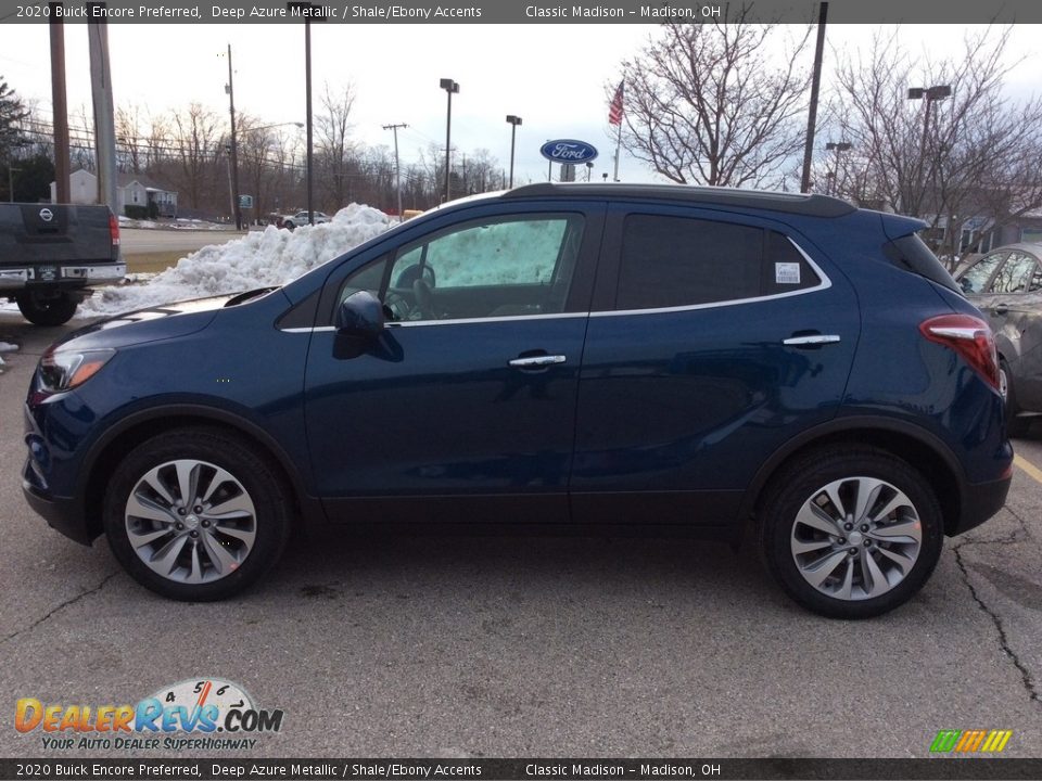 2020 Buick Encore Preferred Deep Azure Metallic / Shale/Ebony Accents Photo #6