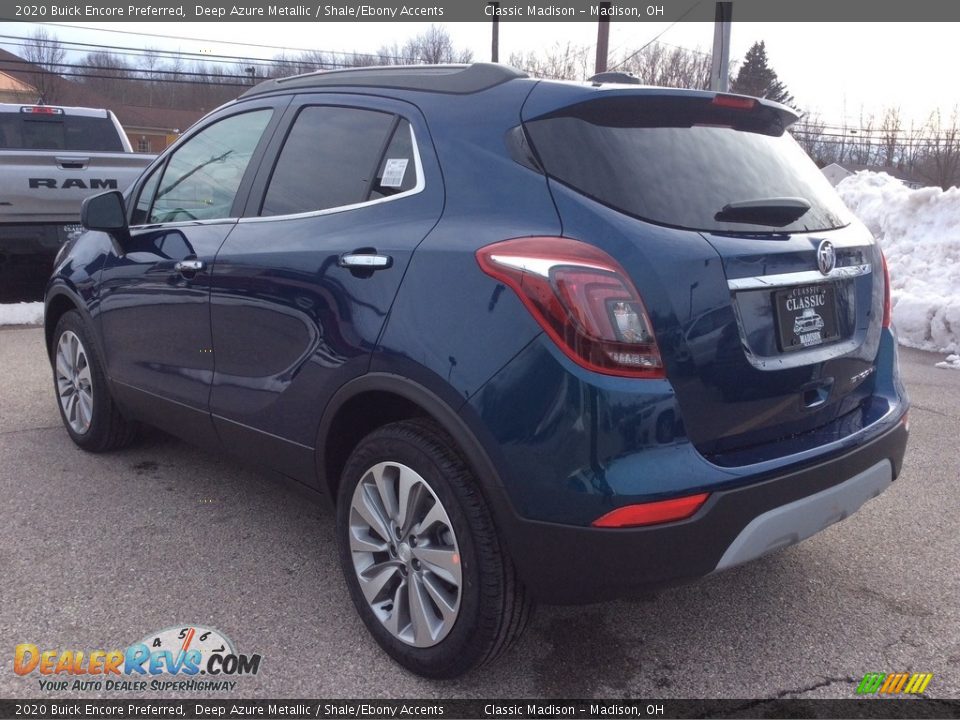 2020 Buick Encore Preferred Deep Azure Metallic / Shale/Ebony Accents Photo #7