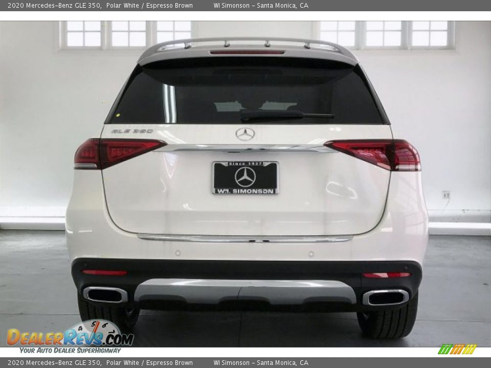 2020 Mercedes-Benz GLE 350 Polar White / Espresso Brown Photo #3