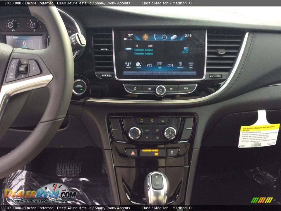 2020 Buick Encore Preferred Deep Azure Metallic / Shale/Ebony Accents Photo #13