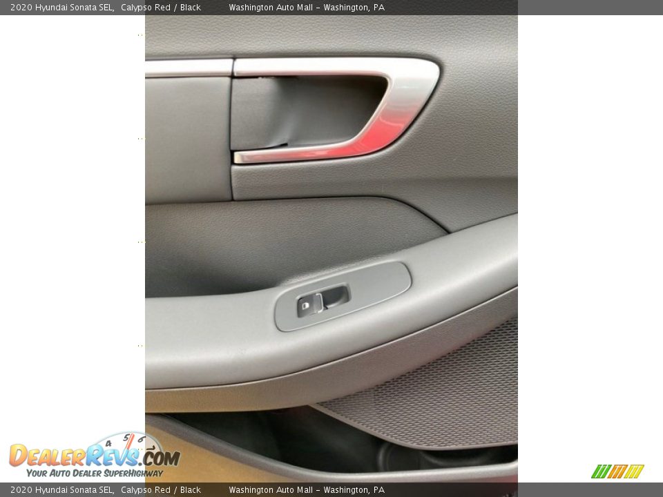 2020 Hyundai Sonata SEL Calypso Red / Black Photo #17