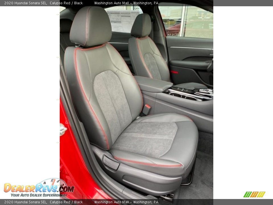 2020 Hyundai Sonata SEL Calypso Red / Black Photo #24