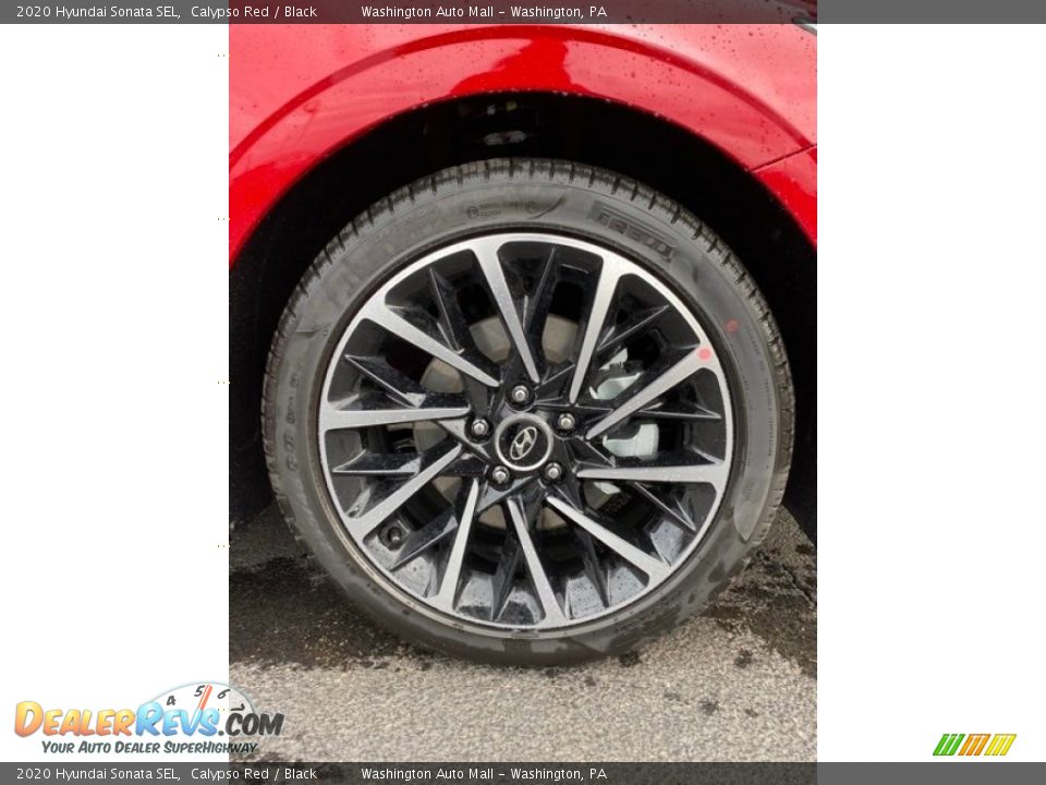 2020 Hyundai Sonata SEL Calypso Red / Black Photo #27