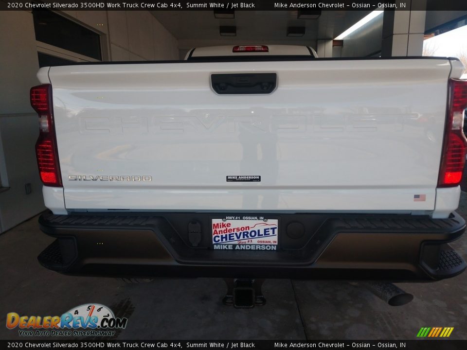 2020 Chevrolet Silverado 3500HD Work Truck Crew Cab 4x4 Summit White / Jet Black Photo #5