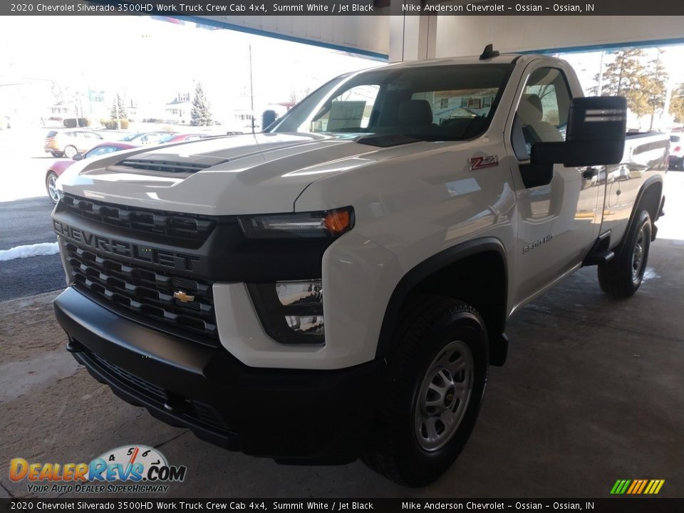 2020 Chevrolet Silverado 3500HD Work Truck Crew Cab 4x4 Summit White / Jet Black Photo #7