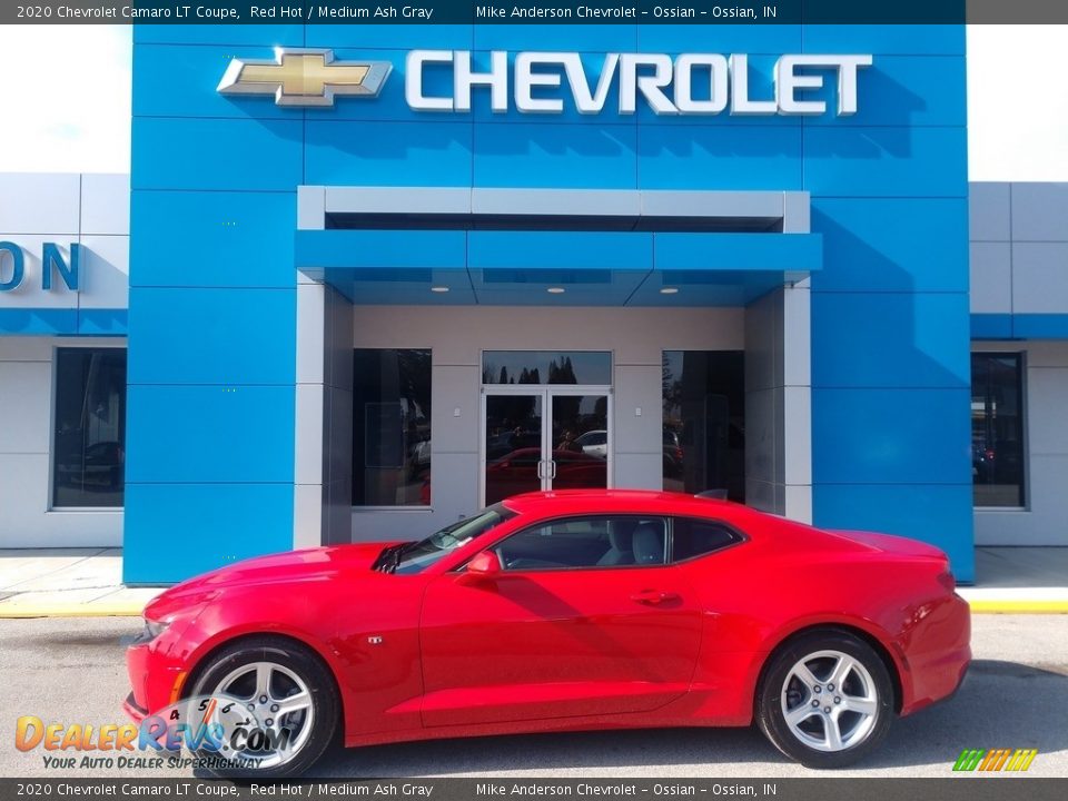 2020 Chevrolet Camaro LT Coupe Red Hot / Medium Ash Gray Photo #1