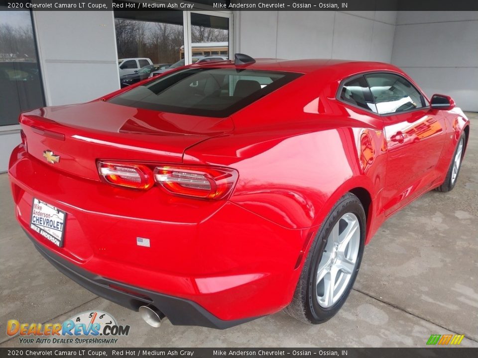 2020 Chevrolet Camaro LT Coupe Red Hot / Medium Ash Gray Photo #4