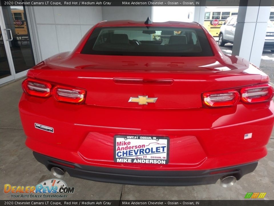 2020 Chevrolet Camaro LT Coupe Red Hot / Medium Ash Gray Photo #5