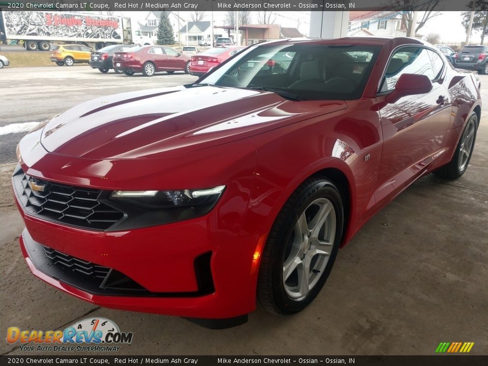 2020 Chevrolet Camaro LT Coupe Red Hot / Medium Ash Gray Photo #7