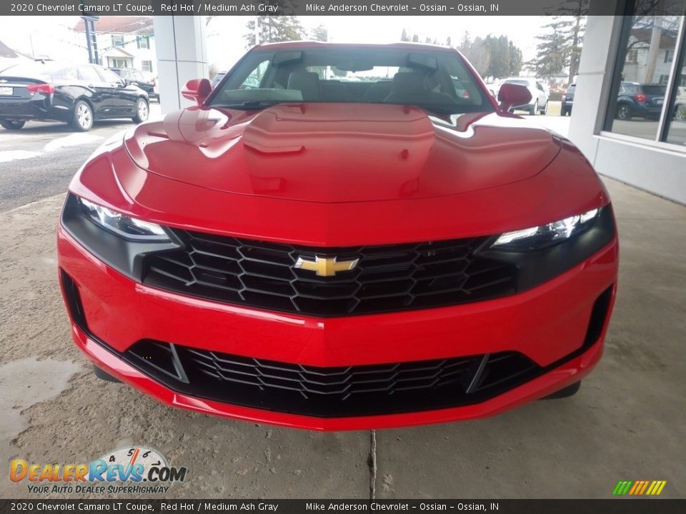 2020 Chevrolet Camaro LT Coupe Red Hot / Medium Ash Gray Photo #8