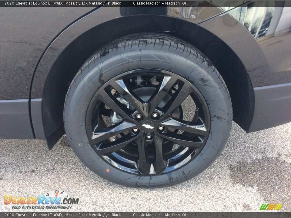2020 Chevrolet Equinox LT AWD Mosaic Black Metallic / Jet Black Photo #9