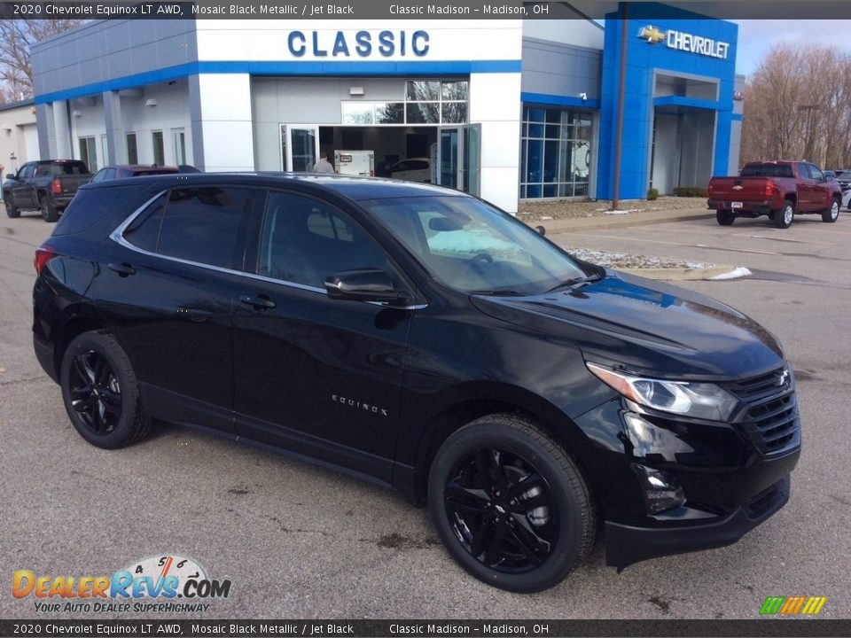 2020 Chevrolet Equinox LT AWD Mosaic Black Metallic / Jet Black Photo #1