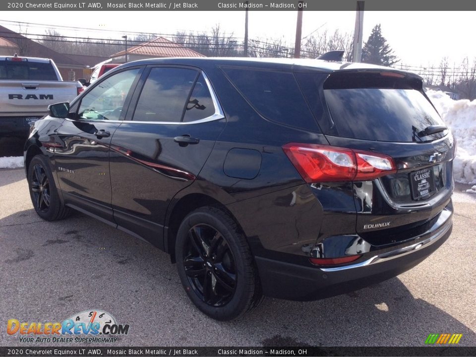 2020 Chevrolet Equinox LT AWD Mosaic Black Metallic / Jet Black Photo #7