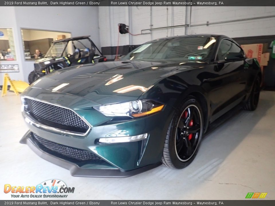 2019 Ford Mustang Bullitt Dark Highland Green / Ebony Photo #2