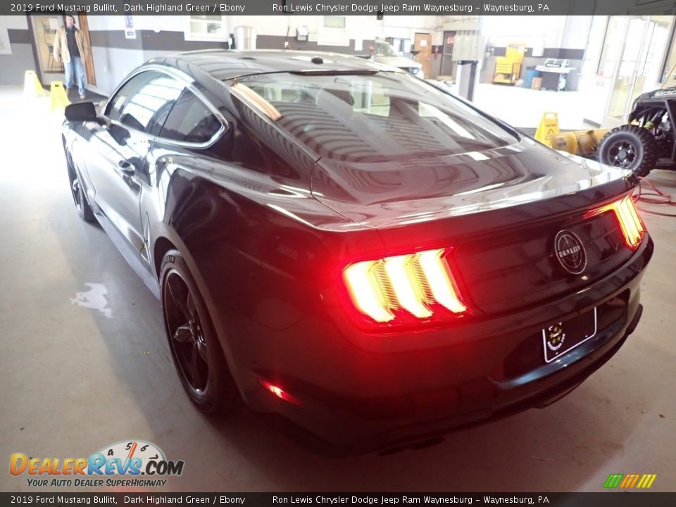 2019 Ford Mustang Bullitt Dark Highland Green / Ebony Photo #4