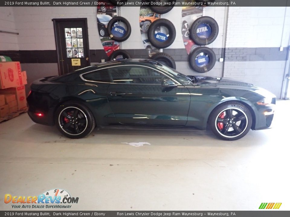 2019 Ford Mustang Bullitt Dark Highland Green / Ebony Photo #6