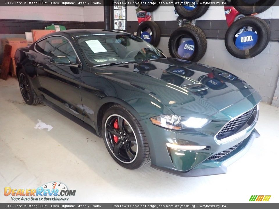 Dark Highland Green 2019 Ford Mustang Bullitt Photo #7