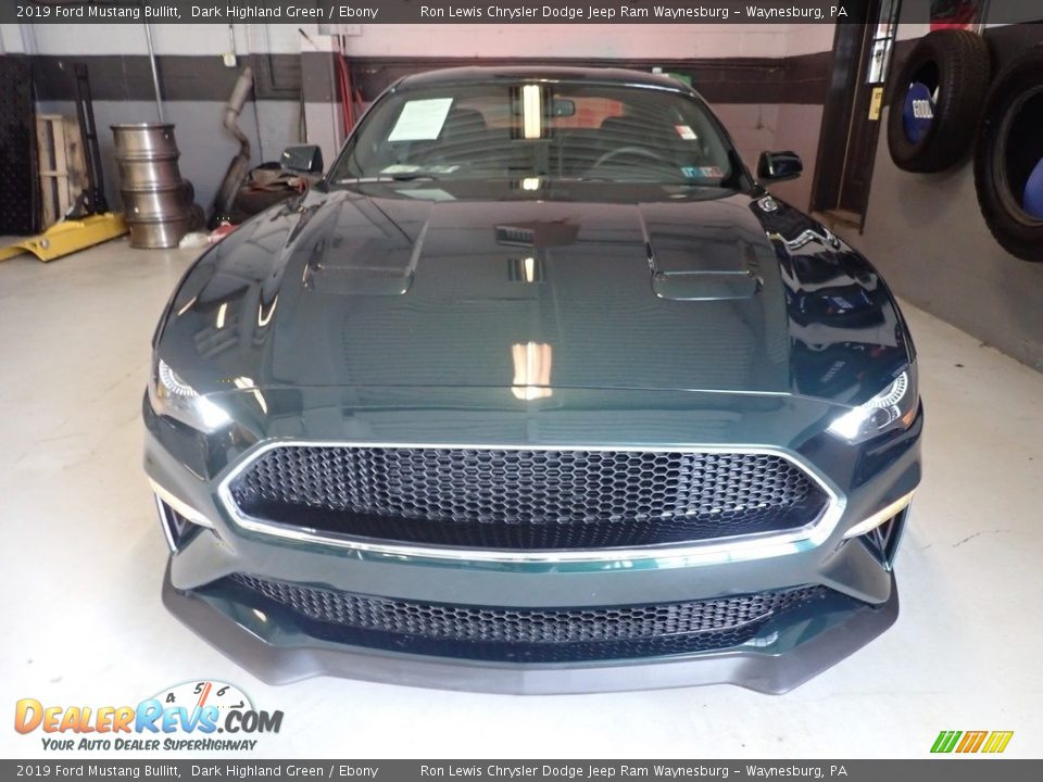 2019 Ford Mustang Bullitt Dark Highland Green / Ebony Photo #8