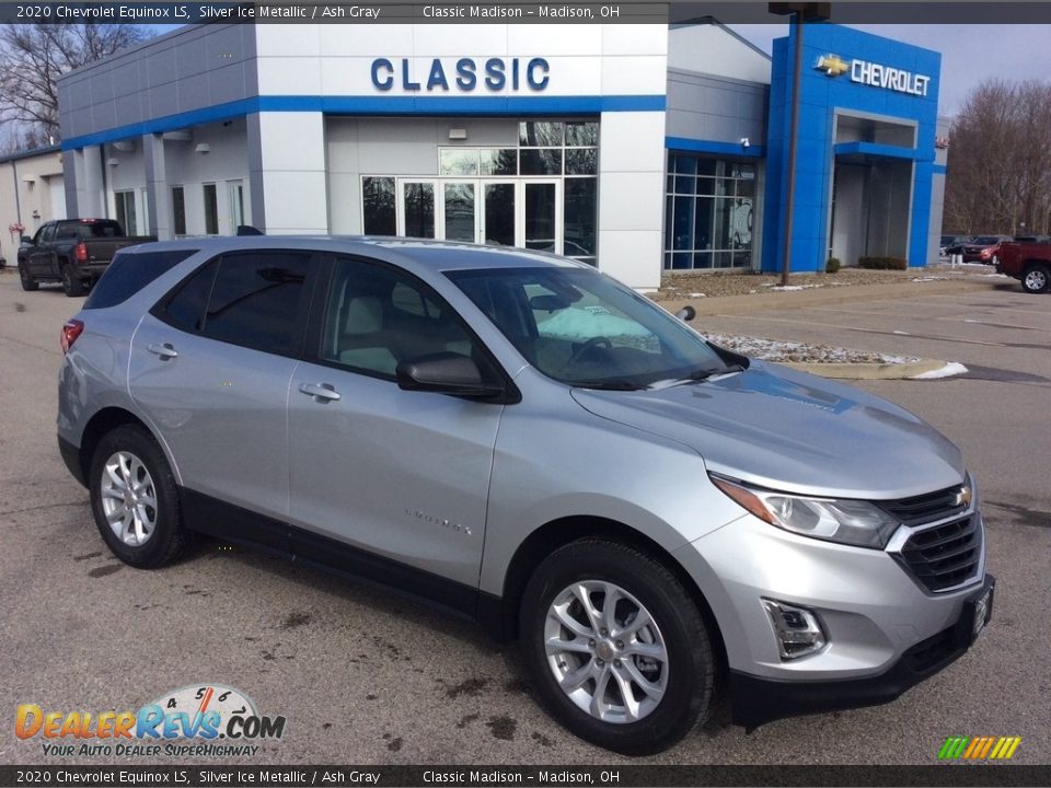 2020 Chevrolet Equinox LS Silver Ice Metallic / Ash Gray Photo #1