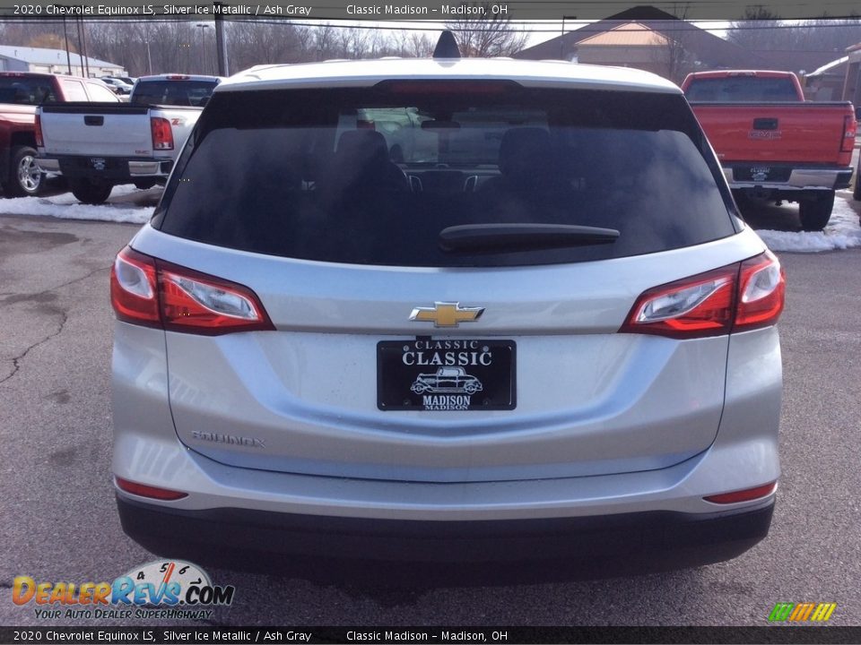 2020 Chevrolet Equinox LS Silver Ice Metallic / Ash Gray Photo #8