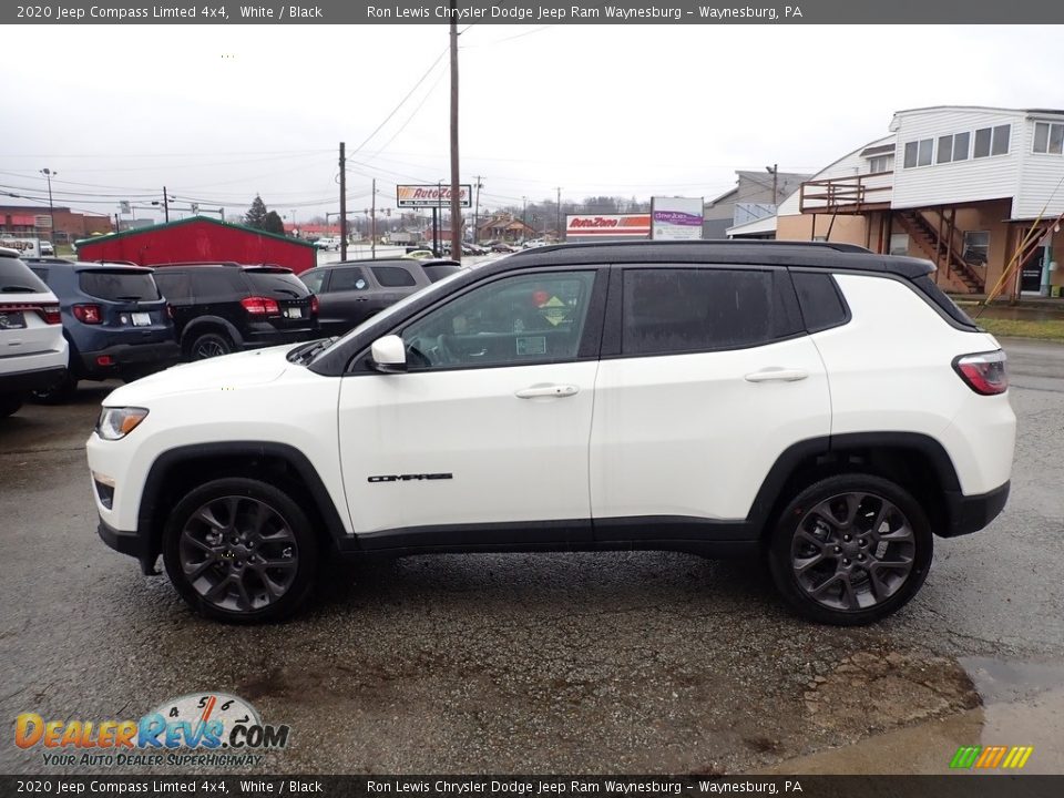2020 Jeep Compass Limted 4x4 White / Black Photo #2
