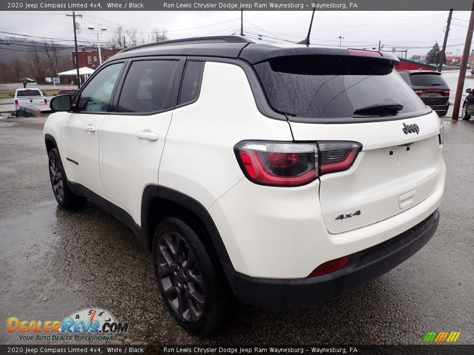 2020 Jeep Compass Limted 4x4 White / Black Photo #3