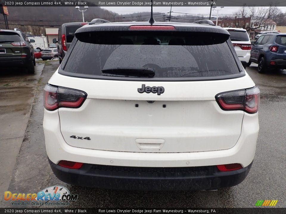2020 Jeep Compass Limted 4x4 White / Black Photo #4