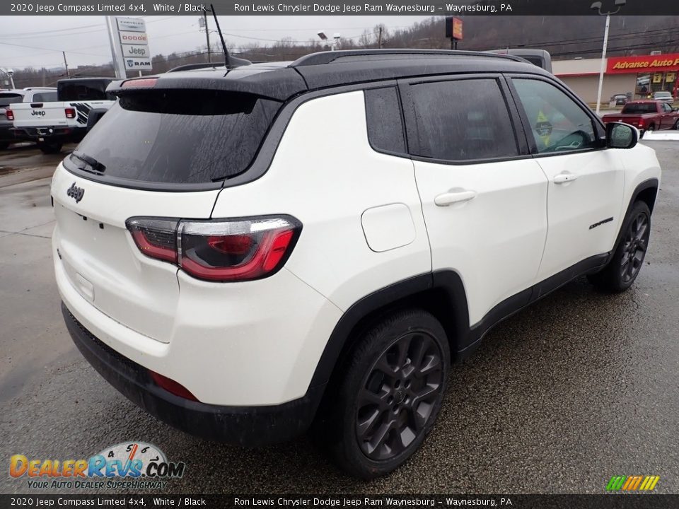 2020 Jeep Compass Limted 4x4 White / Black Photo #5
