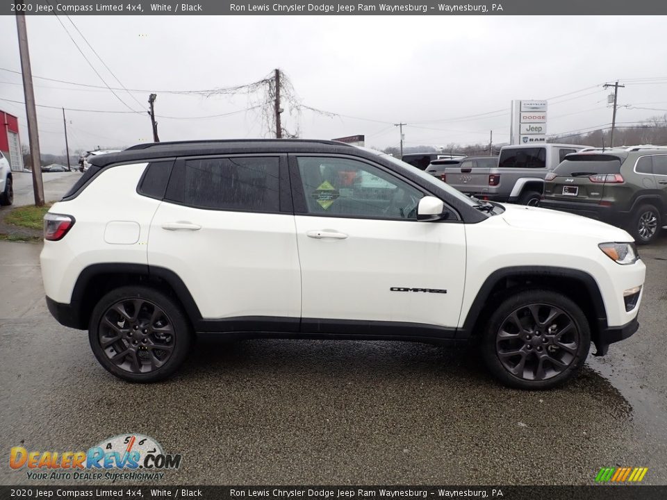 2020 Jeep Compass Limted 4x4 White / Black Photo #6