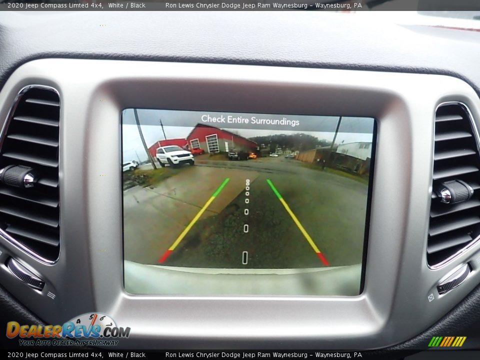 2020 Jeep Compass Limted 4x4 White / Black Photo #16