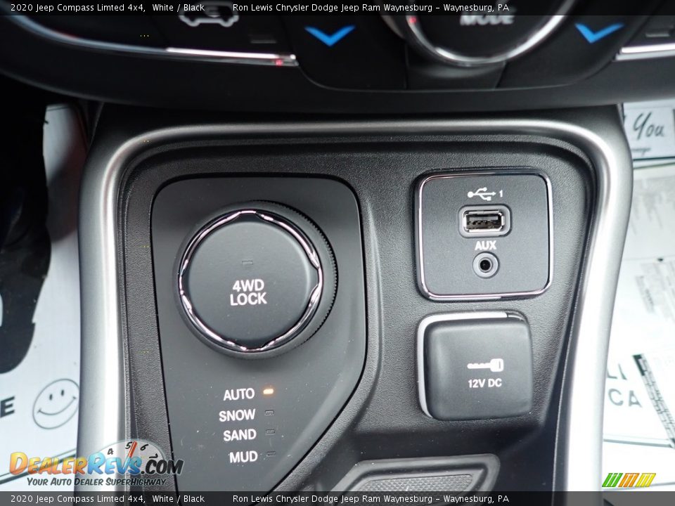 2020 Jeep Compass Limted 4x4 White / Black Photo #20